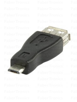 USB A female - USB B micro adapter